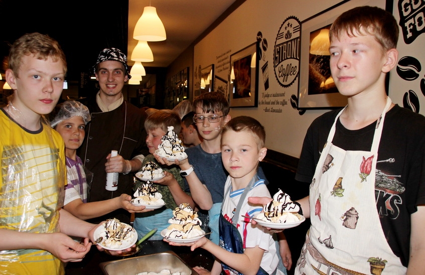 PRIME COFFEE провела мастер-класс для ребят из «Искорки» (ВИДЕО)