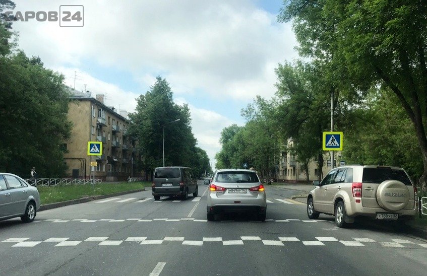 ДТП перед зеброй произошло на проспекте Ленина