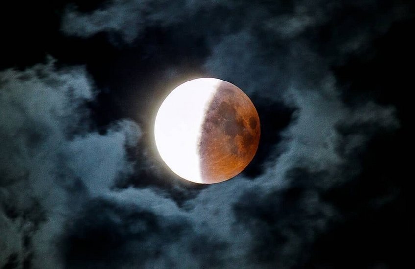 Лунное затмение пройдет в ночь с 16 на 17 июля