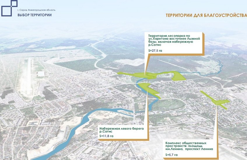 Саровчане определят территорию для благоустройства