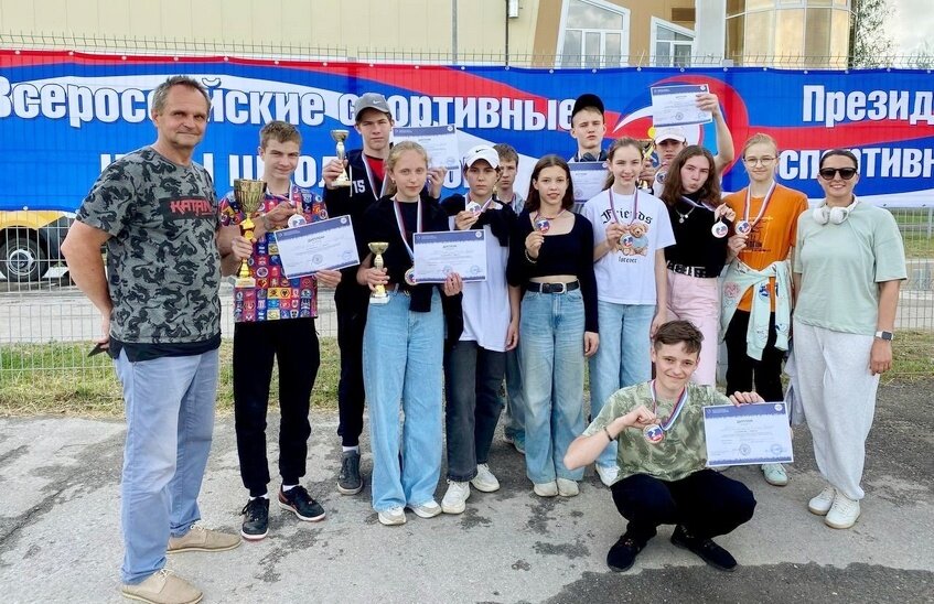 Саровчане выиграли серебряные награды Президентских спортивных игр