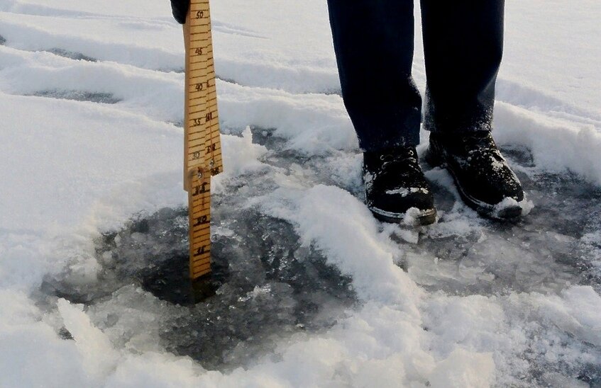 Вода на водоемах в Сарове промерзла не более чем на 20 см