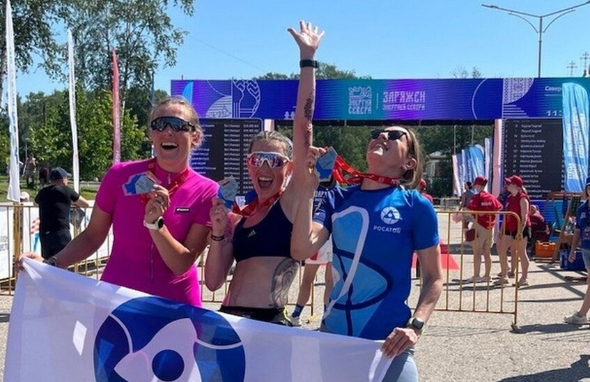 Наталья Товкайло выиграла соревнования по триатлону