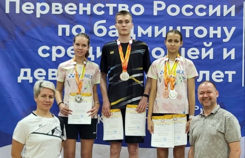 Александра Точилина выиграла медали Первенства России по бадминтону