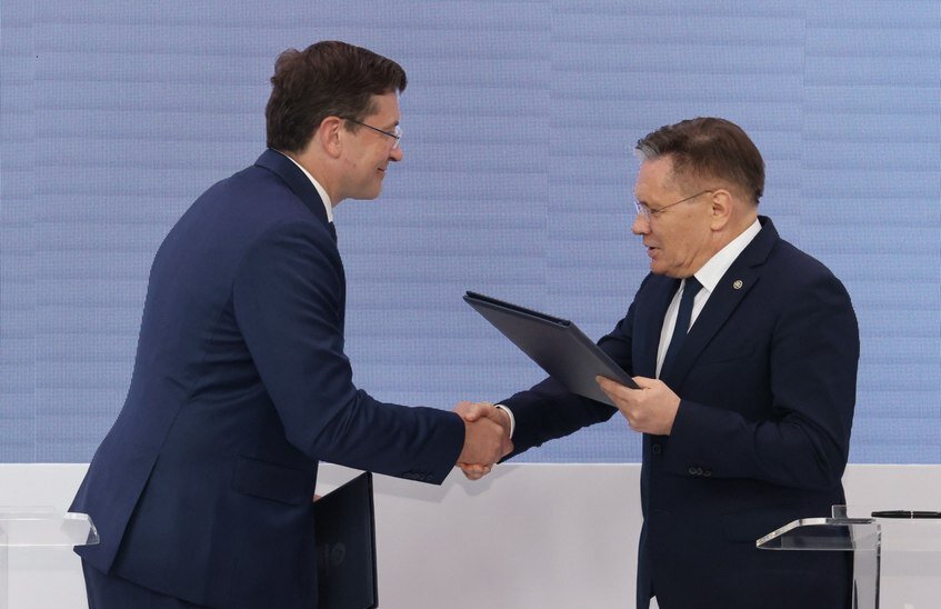 Глеб Никитин и Алексей Лихачев подписали соглашение о сотрудничестве