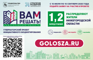Прием заявок на губернаторский проект «Вам решать!» стартовал в Нижегородской области