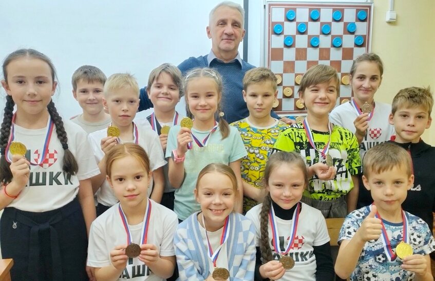 Юные шашисты собрали урожай наград в Нижнем Новгороде