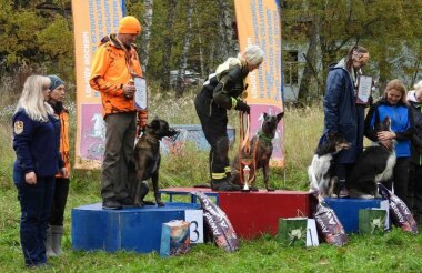 Саровские кинологические расчёты прошли аттестацию на московских соревнованиях