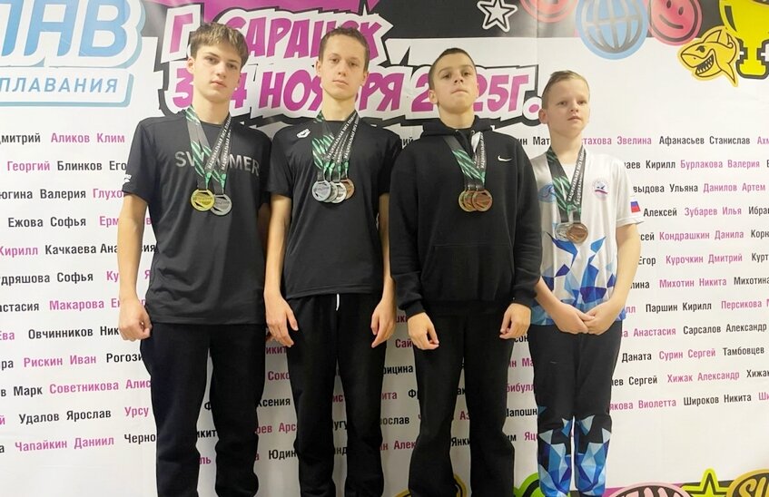 Пловцы «Икара» завоевали медали в Саранске