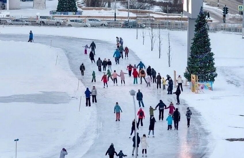 Каток на стадионе «Икар» начнет работу 31 декабря